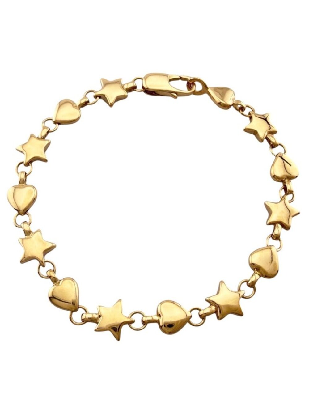 Tiffany & Co Star Heart Bracelet 18k Yellow Gold